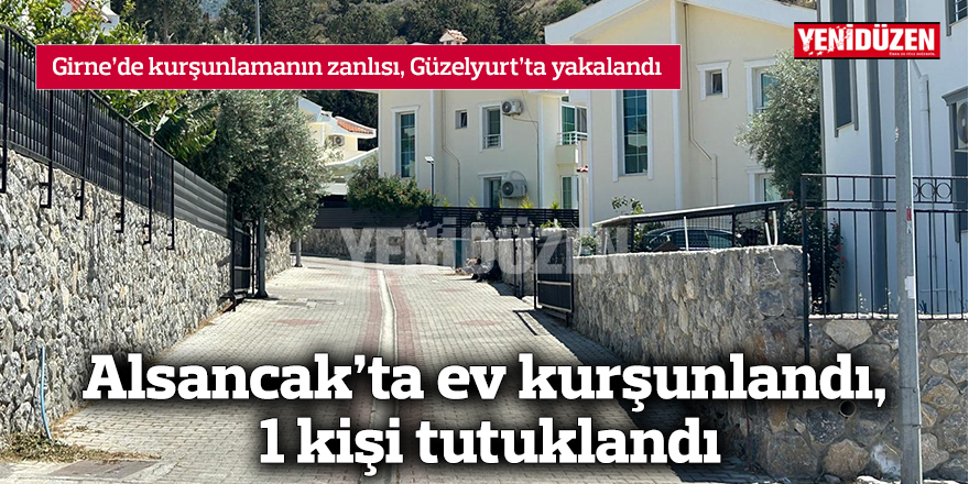Alsancak’ta ev kurşunlandı, 1 kişi tutuklandı 