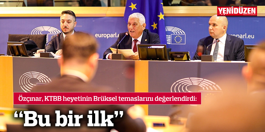 “Bu bir ilk”