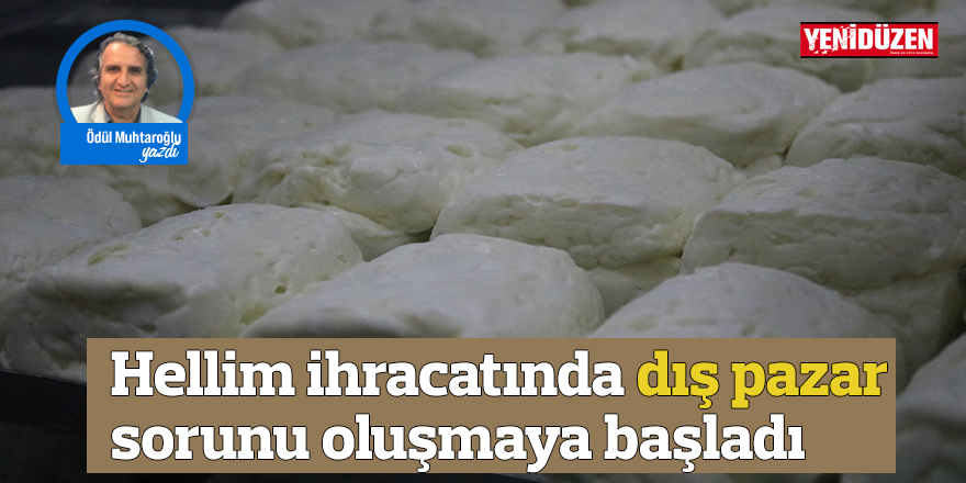 Hellim ihracatında dış pazar sorunu oluşmaya başladı