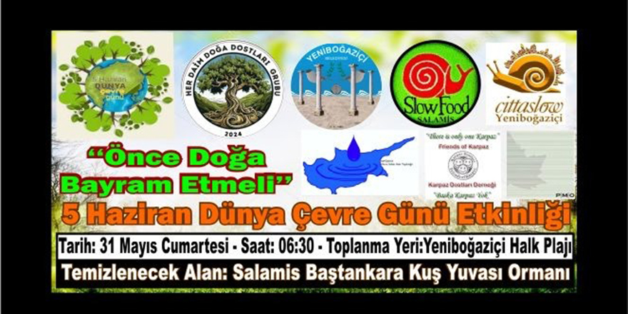 Her Daim Doğa Dostları ile paydaş örgütleri, Çevre Günü'nü kutlayacak