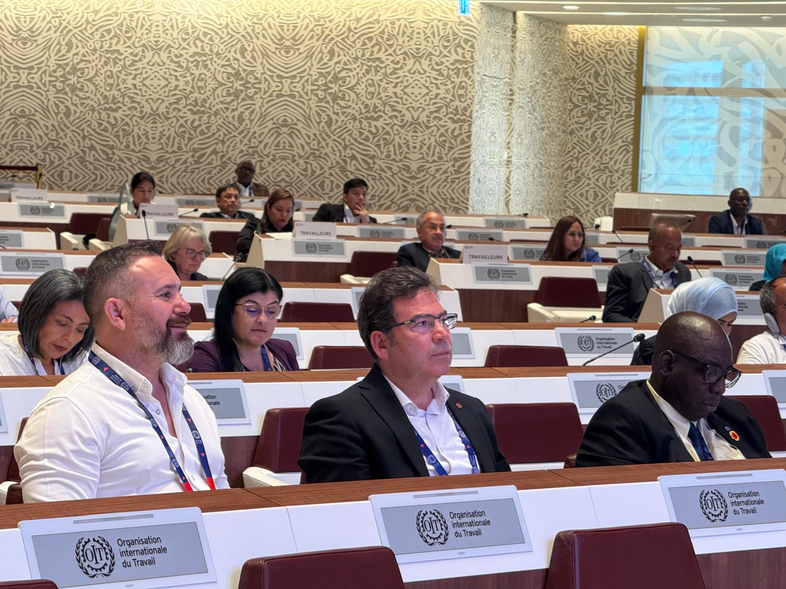 KTAMS heyeti ILO Konferansı’na katıldı
