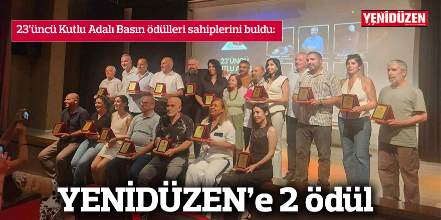YENİDÜZEN’e 2 ödül