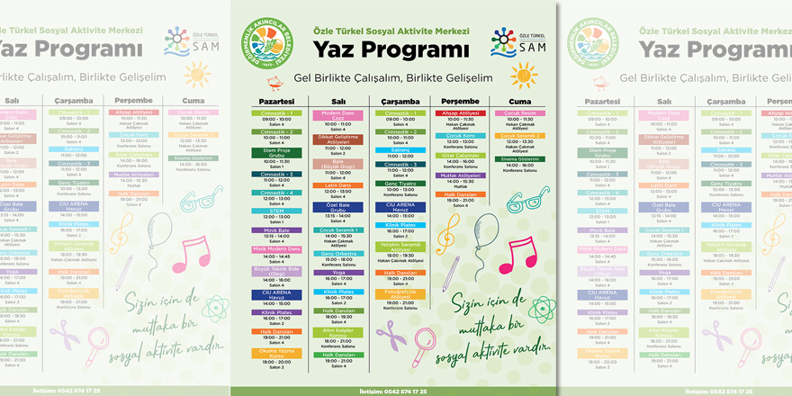 Değirmenlik Akıncılar Belediyesi SAM, 2025 Yaz Programı başlıyor