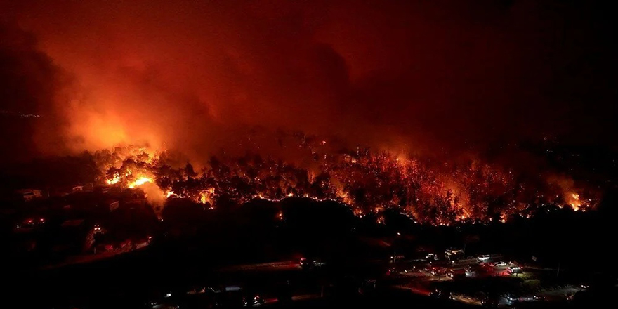 İzmir'de orman yangınları sürüyor