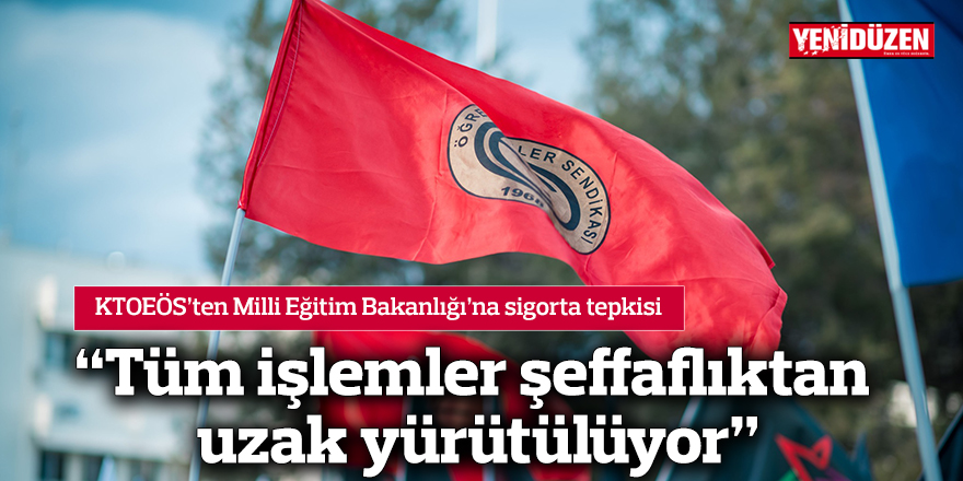 “Tüm işlemler şeffaflıktan uzak yürütülüyor”