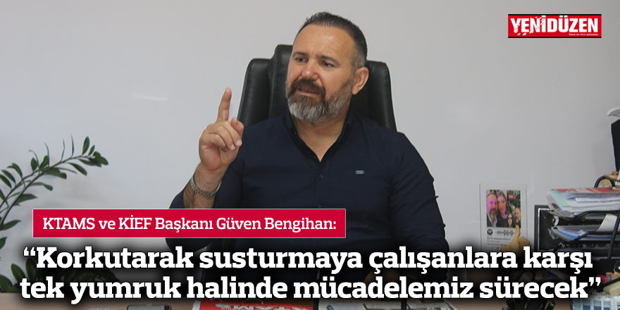 "Korkutarak susturmaya çalışanlara karşı tek yumruk halinde mücadelemiz sürecek""