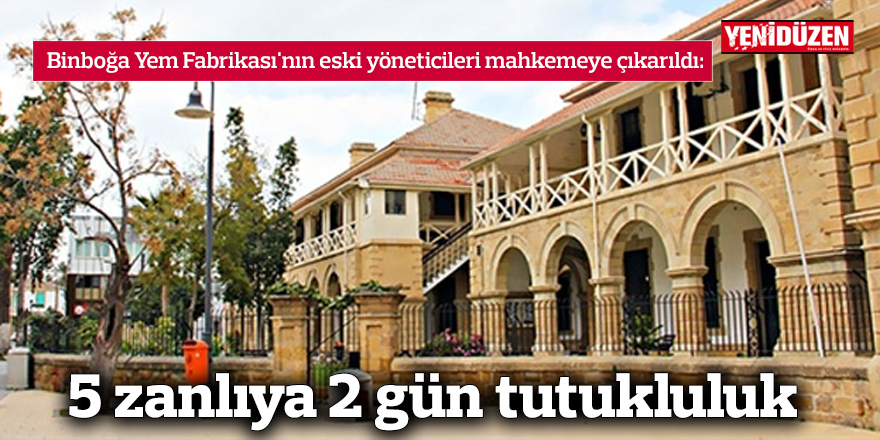 5 zanlıya 2 gün tutukluluk 