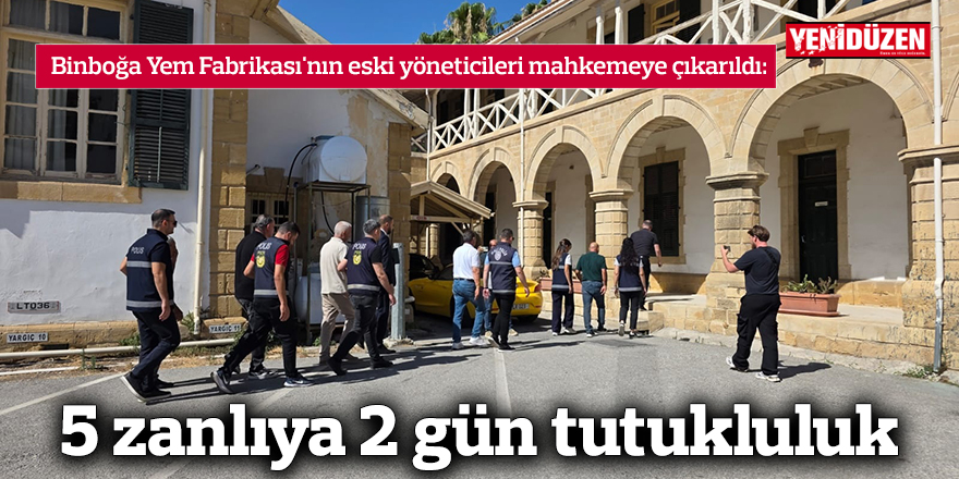 5 zanlıya 2 gün tutukluluk 