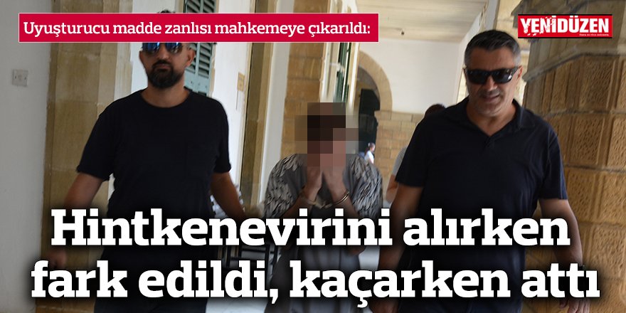 Hintkenevirini alırken fark edildi, kaçarken attı