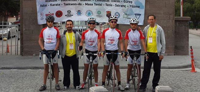 Bisikletçiler deneyim kazandı