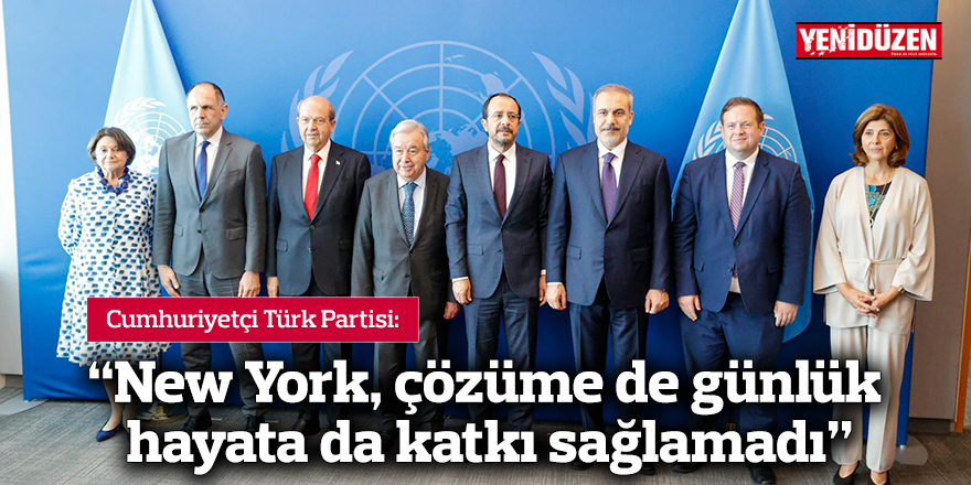 “New York, çözüme de günlük hayata da katkı sağlamadı”