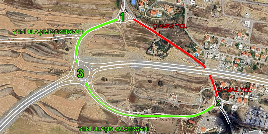 Karayolları Dairesi'den Lefkoşa Kuzey Çevre yolu duyurusu