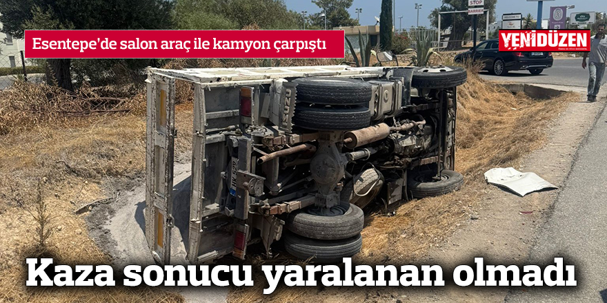 Kaza sonucu yaralanan olmadı