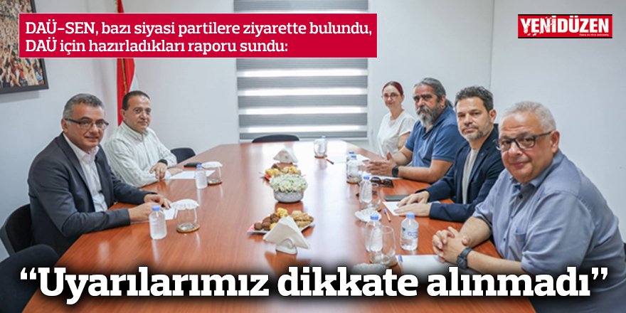 “Uyarılarımız dikkate alınmadı”