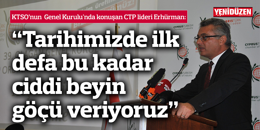 “Tarihimizde ilk defa bu kadar ciddi beyin göçü veriyoruz”