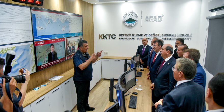Kıbrıs'ın kuzeyinde Deprem İzleme Merkezi açıldı