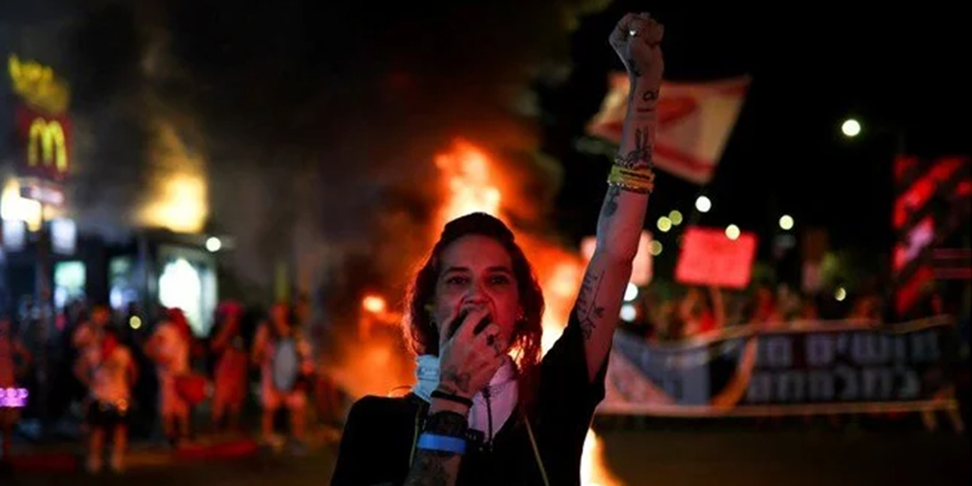 İsrail'de binlerce kişi sokakta: Gazze savaşı bitsin