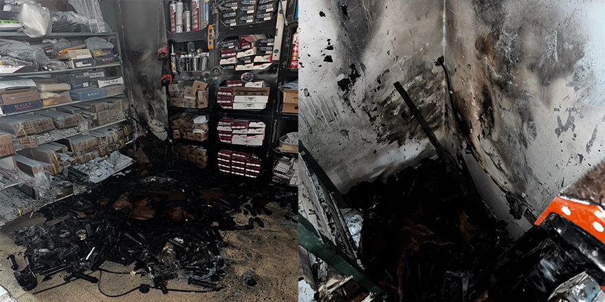 Esnaf ve Zanaatkarlar Sanayi Bölgesinde yangın