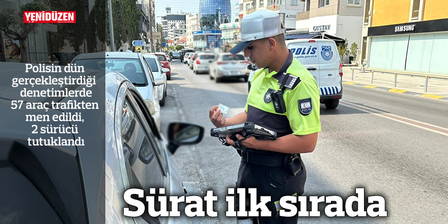 Sürat ilk sırada