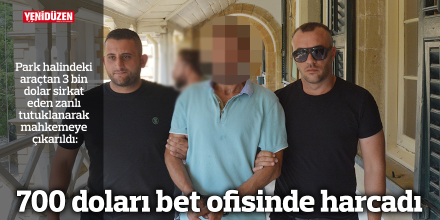 700 doları bet ofisinde harcadı