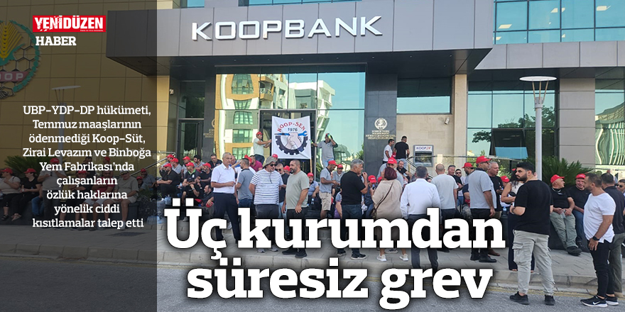 Koop-Sen’den süresiz grev
