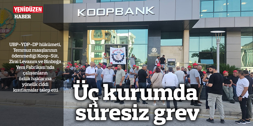 Koop-Sen’den süresiz grev