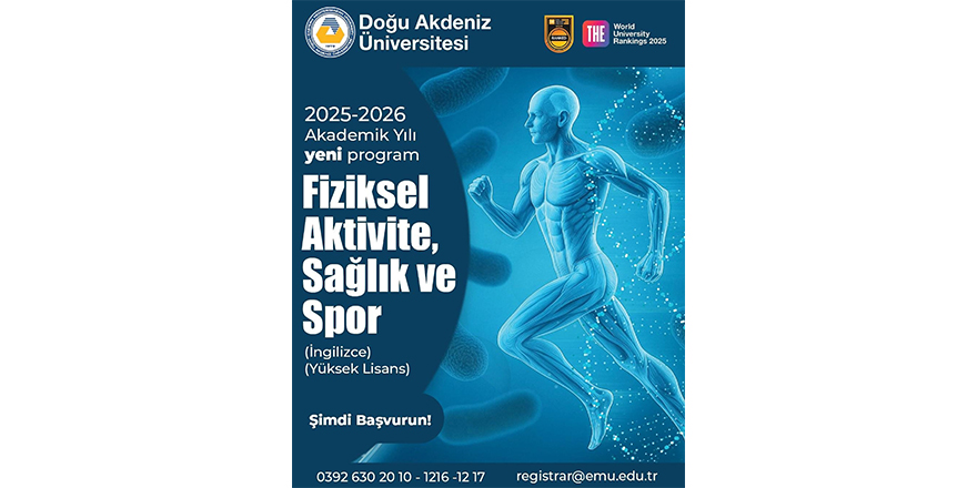 DAÜ’de “Fiziksel Aktivite, Sağlık ve Spor” tezli yüksek lisans programı açıldı