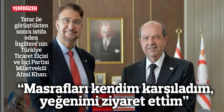 “Masrafları kendim karşıladım, yeğenimi ziyaret ettim, parlamento tatildeydi”