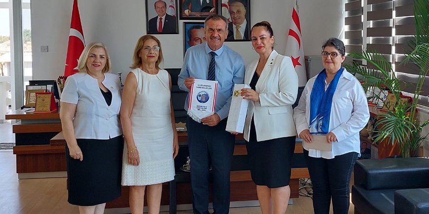 Uluçay, Mağusa Kale Lions Kulübü’nü kabul etti