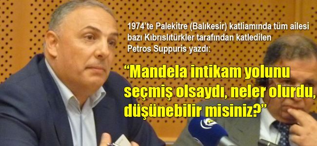 “Mandela intikam yolunu seçmiş olsaydı, neler olurdu, düşünebilir misiniz?”