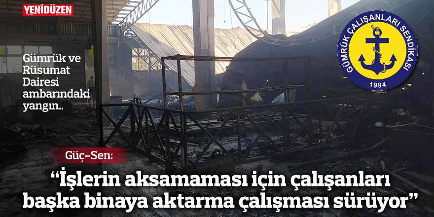 Güç-Sen: “İşlerin aksamaması için çalışanları başka binaya aktarma çalışması sürüyor”