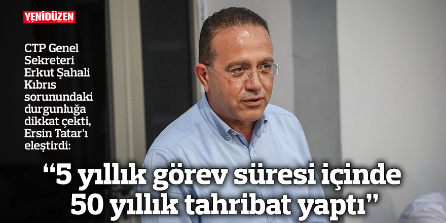 “5 yıllık görev süresi içinde 50 yıllık tahribat yaptı”