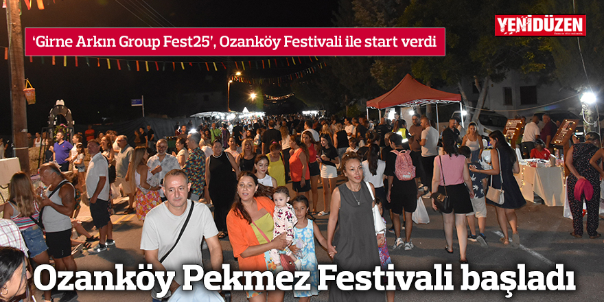 Girne Ozanköy Pekmez Festivali başladı