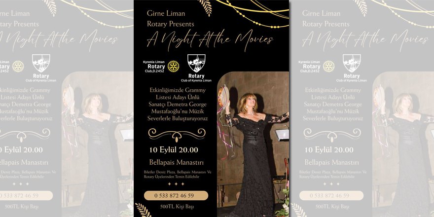 Demetra George Mustafaoğlu, Bellapais Manastırında konser verecek