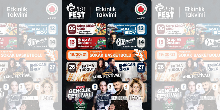 Gönyeli’de GABFEST heyecanı