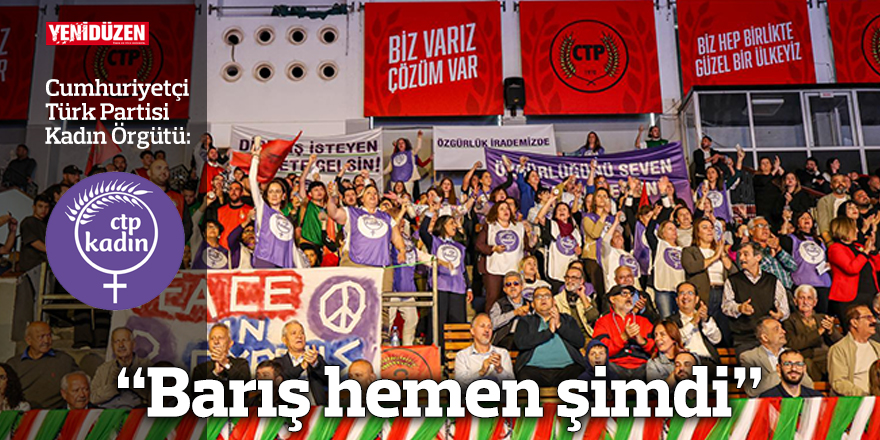 "Barış hemen şimdi"