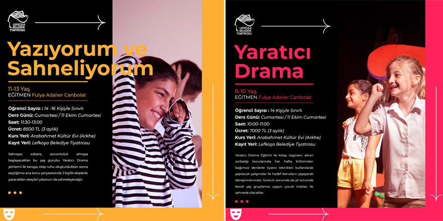 Çocuk ve Gençlik Tiyatrosu Kursları Başlıyor