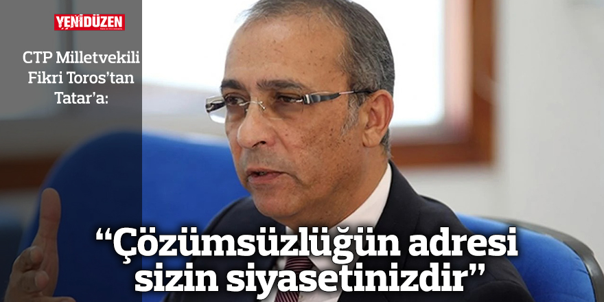 “Çözümsüzlüğün adresi sizin siyasetinizdir”