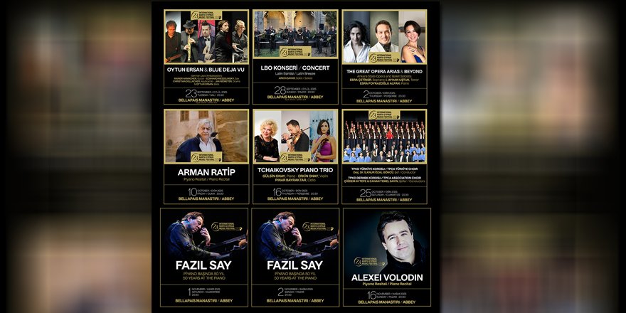 Uluslararası Kuzey Kıbrıs Müzik Festivali 23 Eylül’de başlıyor