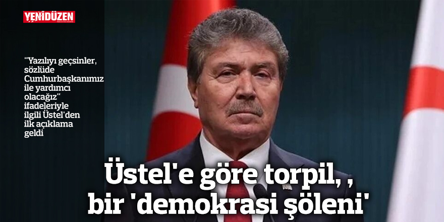 Üstel'e göre torpil, bir 'demokrasi şöleni'
