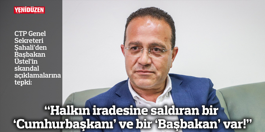 “Halkın iradesine saldıran bir ‘Cumhurbaşkanı’ ve bir ‘Başbakan’ var!”