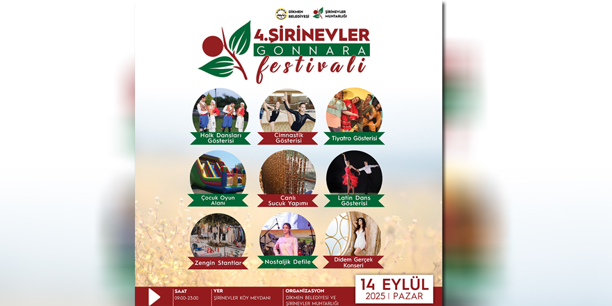 4. Şirinevler Gonnara Festivali 14 Eylül’de yapılıyor
