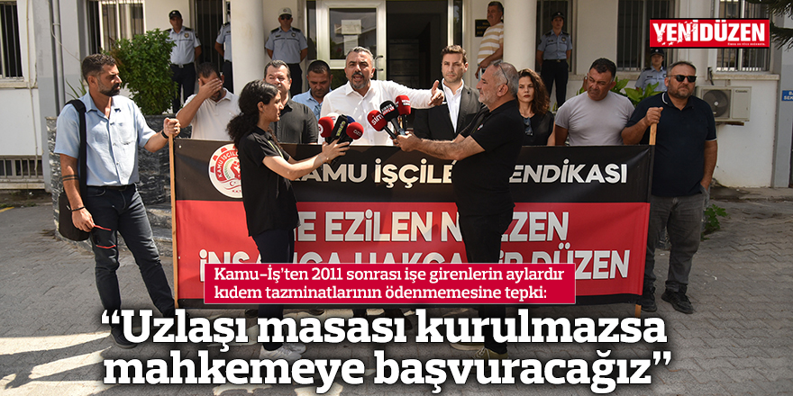 “Uzlaşı masası kurulmazsa mahkemeye başvuracağız”