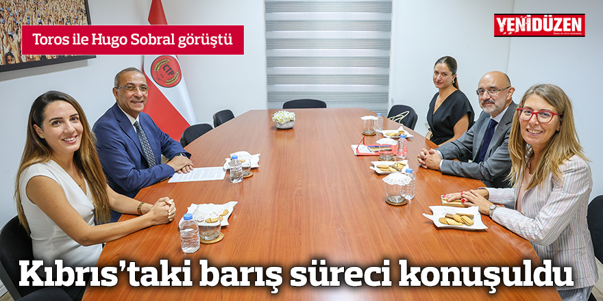 Kıbrıs’taki barış süreci konuşuldu