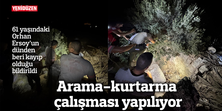 Arama-kurtarma çalışması yapılıyor