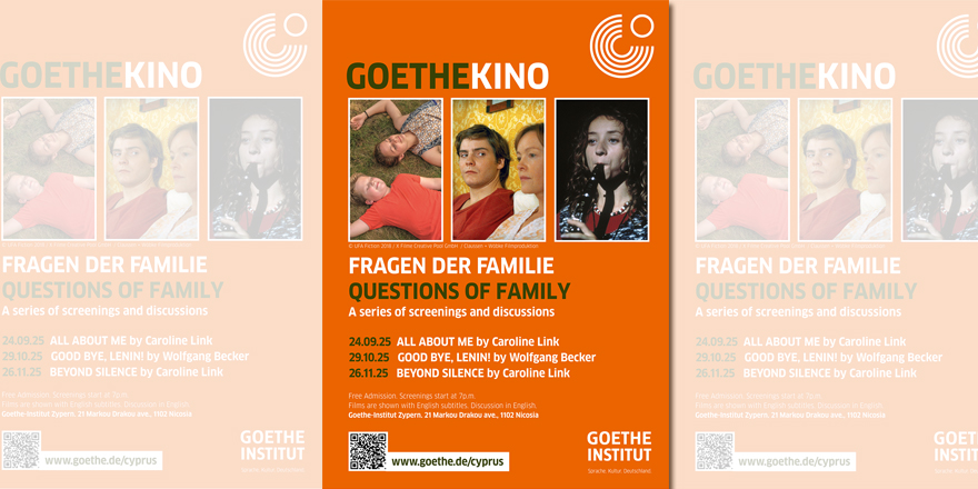 Kıbrıs Goethe Enstitüsü sinema ile “Aile Sorunları” konusunu tartışacak