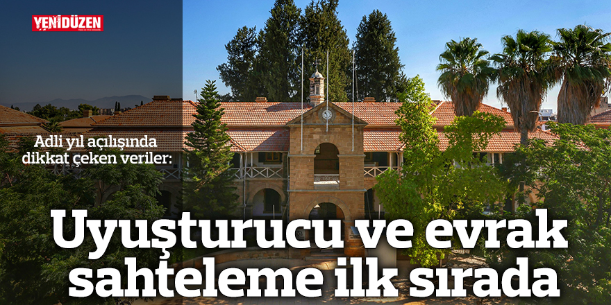 Uyuşturucu ve evrak sahteleme ilk sırada