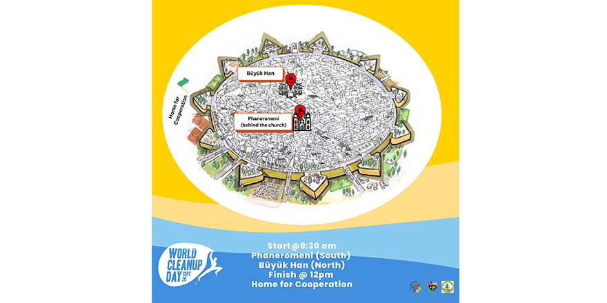 20 Eylül Dünya Temizlik Günü’nde Lefkoşa’nın iki tarafında temizlik etkinliği yapılacak