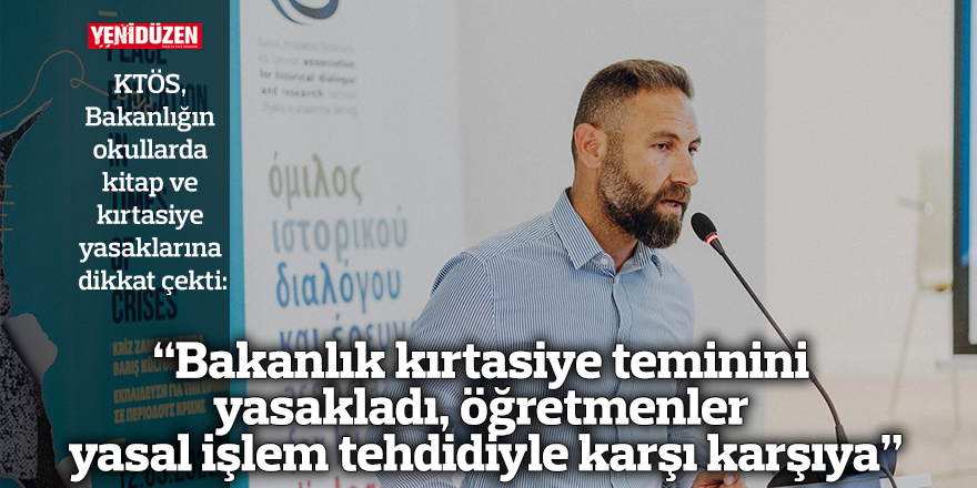 “Bakanlık kırtasiye teminini yasakladı,  öğretmenler yasal işlem tehdidiyle karşı karşıya”