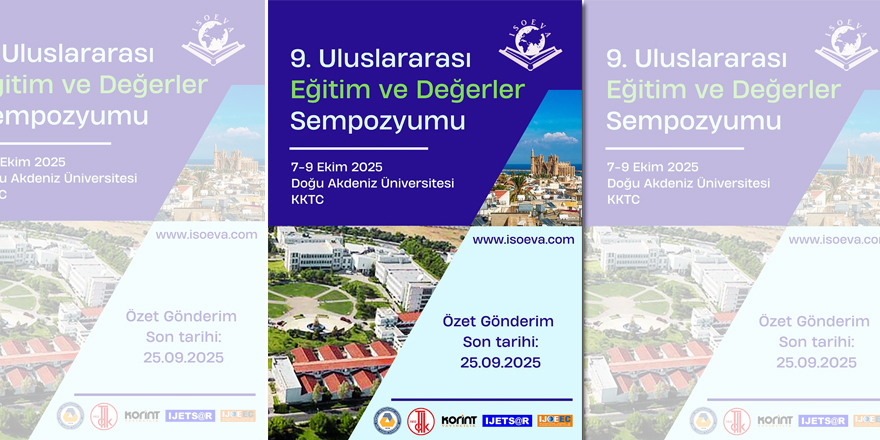 9. Uluslararası Eğitim Ve Değerler Sempozyumu DAÜ ev sahipliğinde gerçekleştirilecek